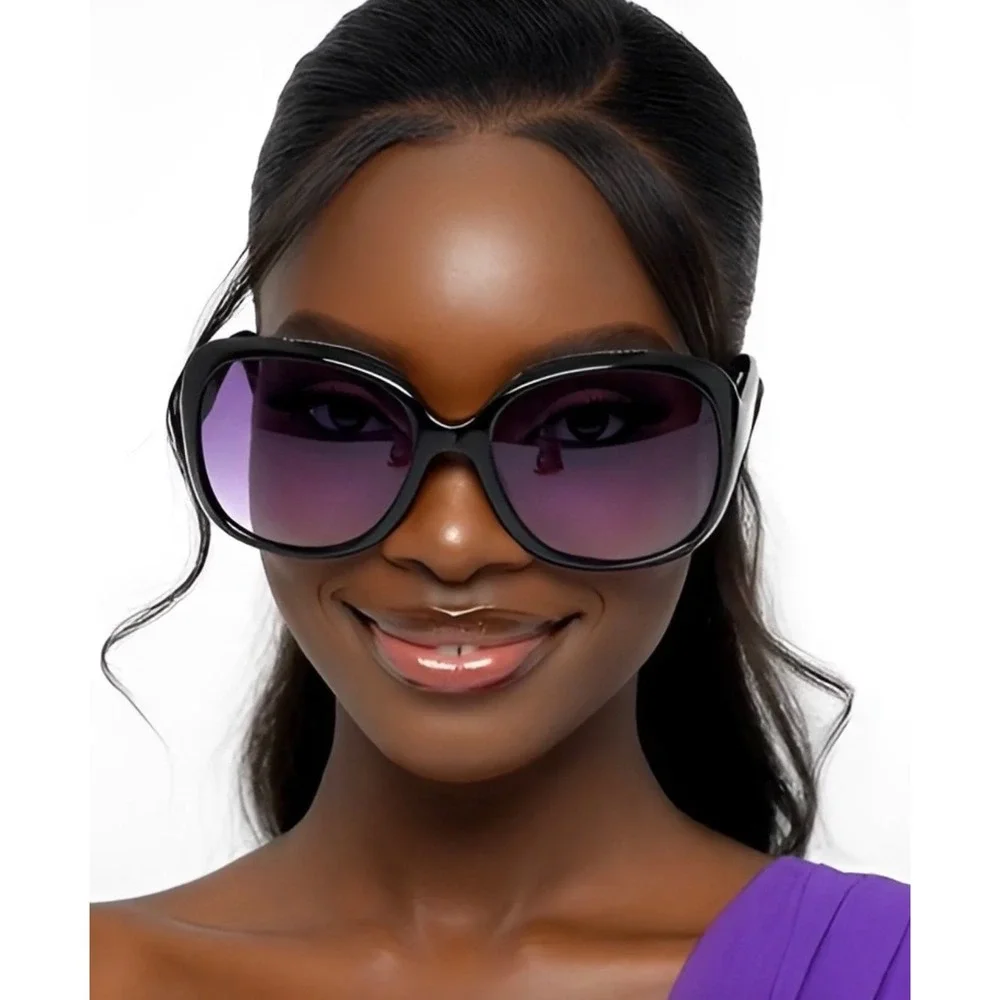 Women's Sunglasses Black Gradient Lenses Fashion Female Bold 2026 Lentes‎ Gafas